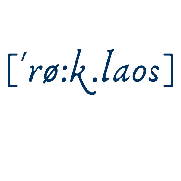 In Lautschrift steht das niederdeutsche Wort "röklaus" geschrieben
