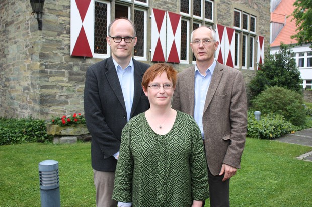 Prof. Dr. Helmut Spiekermann, Dr. Kirstin Casemir, Dr. Christian Fischer (von links nach rechts)