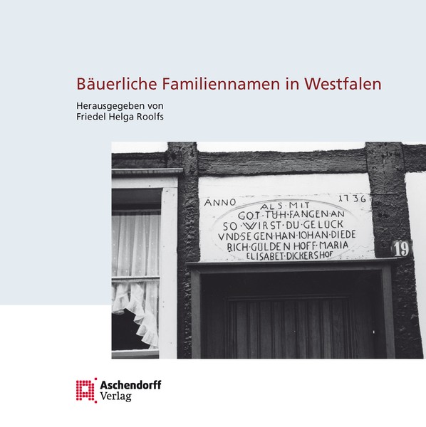 Buchcover "Bäuerliche Familiennamen in Westfalen"