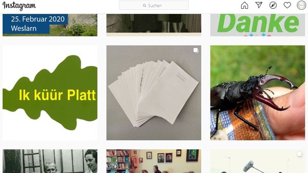 Screenshot vom Instagram-Profil "Leben in Westfalen"